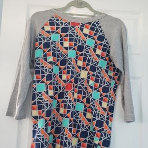 Lularoe Randy Tee Raglan Top